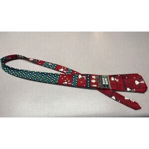 Snoopy and the Gang Red Tennis Tie